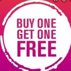 Everything is buy one get one free.